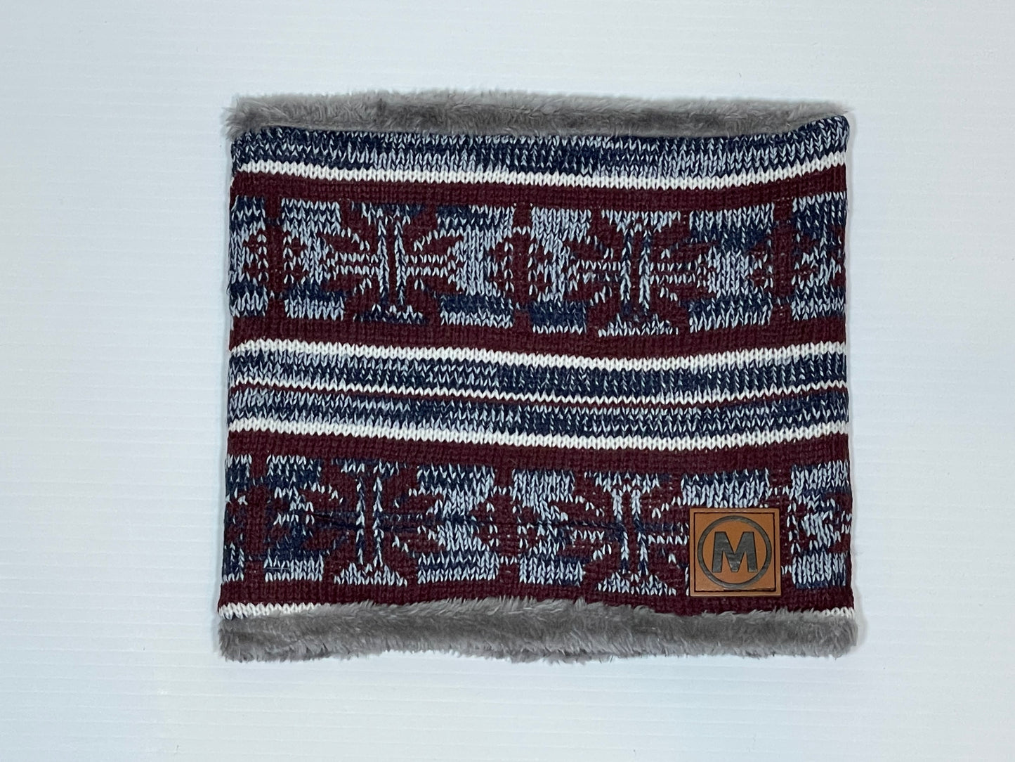 Patterned Buff Maroon / Blue