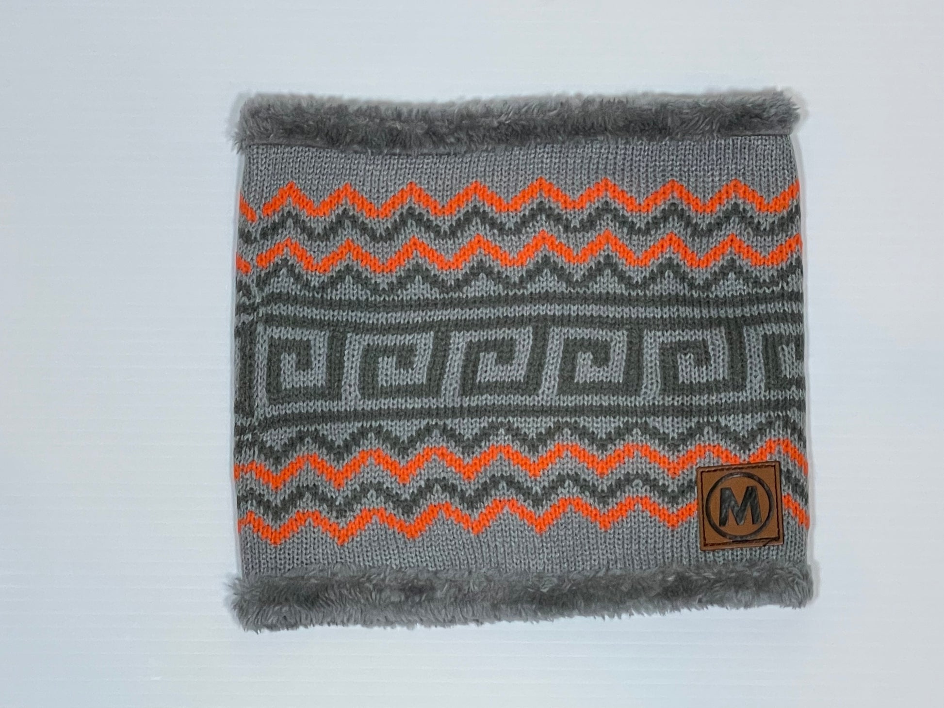 Patterned Buff Orange / Gray